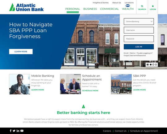 Atlantic Union Bank Logo