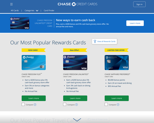 Chase Credit Cards Logo