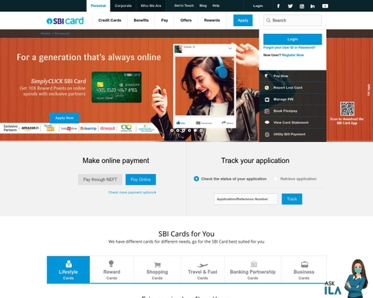 SBI Credit Card Online Logo